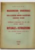 Massoneria Universale di rito scozzese antico ed accettato. Comunione Italiana. Supremo Consiglio del 33. Ed ultimo grado. Rituale e Istruzioni per il Fratello Cavaliere Eletto dei IX di 