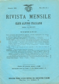 RIVISTA MENSILE DEL CAI ANNO 1889 di 