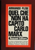 Quel che non ha capito Carlo Marx di 