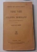 Prose varie di Filippo Mordani