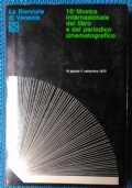 XV mostra internazionale del libro e del periodo cinematografico. La biennale di Venezia