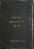 Agenda Oppermann 1900