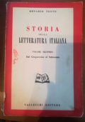 Storia della letteratura italiana vol. Secondo