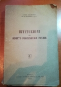 Istituzioni di diritto processuale penale