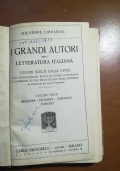 I grandi autori della letteratura italiana