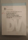 L’ordinamento della nuova scuola elementare