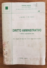 Diritto amministrativo, V edizione