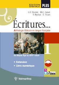 critures... Anthologie littraire en langue franaise volume 2 di 