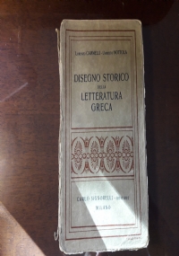 Disegno storico della letteratura greca di 