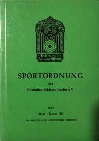 Sportordnung des deutschen Schützenbundes