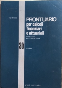 Prontuario per calcoli finanziari e attuariali