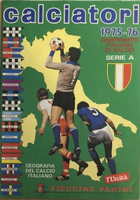 Ristampa album Calciatori Panini Serie A 1975-76