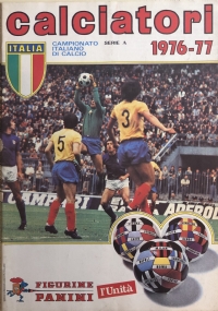 Ristampa album Calciatori Panini Serie A 1976-77