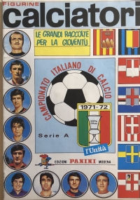 Ristampa album Calciatori Panini Serie A 1971-72