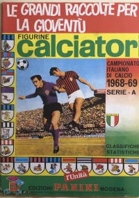 Ristampa album Calciatori Panini Serie A 1968-69