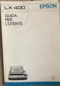 LX-400 EPSON Guida per l’utente