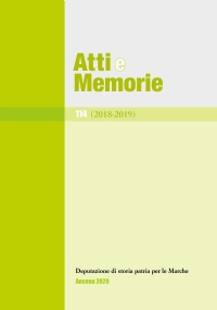 Atti e memorie 114 (2018-2019)