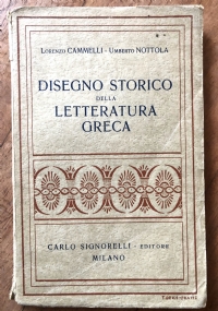 Disegno storico della letteratura greca di 