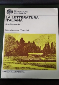 LETTERATURA ITALIANA DEL NOVECENTO di 