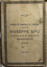 Calendarietto Ditta Giuseppe Sifo