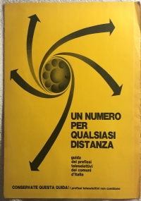 Un numero per qualsiasi distanza - Guida dei prefissi teleselettivi dei comuni d’Italia