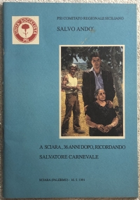 A Sciara, 36 anni dopo, ricordando Salvatore Carnevale