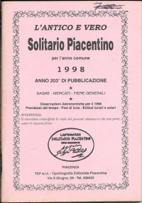 LANTICO E VERO SOLITARIO PIACENTINO 2000 di 