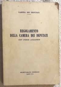 Regolamento della Camera dei Deputati 1975