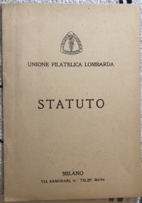 Statuto dell’Unione Filatelica Lombarda