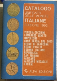 Catalogo unificato delle monete italiane 1992