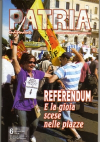 PATRIA INDIPENDENTE (ANPI) Dicembre 2010  ONNA martoriata  Il CINEMA di Mario MONICELLI  Alberto TRIONFI  FASCISMO e SCUOLA  L’altra BASOVIZZA + inserto: RINASCIMENTO, RISORGIMENTO, RESISTENZA di 