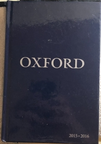 Oxford weekly planner 2015-2016