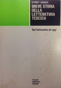 Breve storia della letteratura tedesca   dal Settecento ad oggi di 