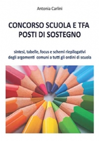 CONCORSO SCUOLA E TFA POSTI DI SOSTEGNO: Sintesi, tabelle, focus e schemi riepilogativi degli argomenti comuni a tutti gli ordini di scuola