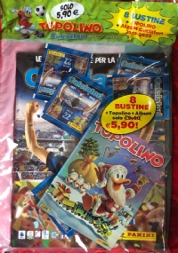 Topolino 3448+Album Calciatori Panini+8 pacchetti figurine