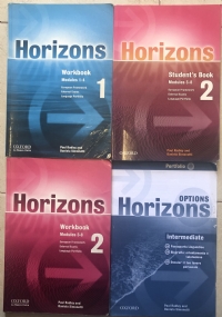 Horizons 1 Workbook+2 Student’s Book+2 Workbook+Portfolio Intermediate