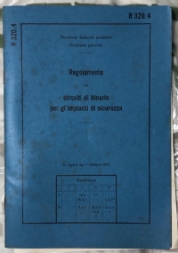 Regolamento sui circuiti di binario per gl’impianti di sicurezza