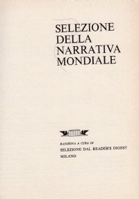 SELEZIONE DELLA NARRATIVA MONDIALE di 