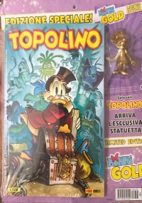 Topolino 3458+Minni Gold Statuetta di Walt Disney