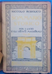 Sommario storico vol II   per i licei e gli istituti magistrali di 