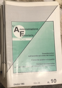 Lotto 27 numeri L’amministrazione ferroviaria di AA.VV.