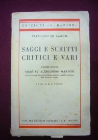 Scritti sul Manzoni di 