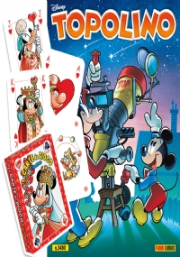 Topolino 3480 + Mazzo di Carte Rosso di Walt Disney