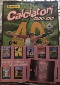 La raccolta completa degli album Panini 2000-2001 di Panini