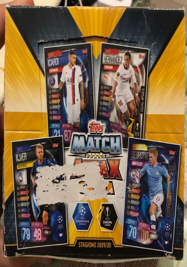 Topps Match Attax Trading Cards Extra Stagione 2019-20 Box 30 bustine di AA.VV.