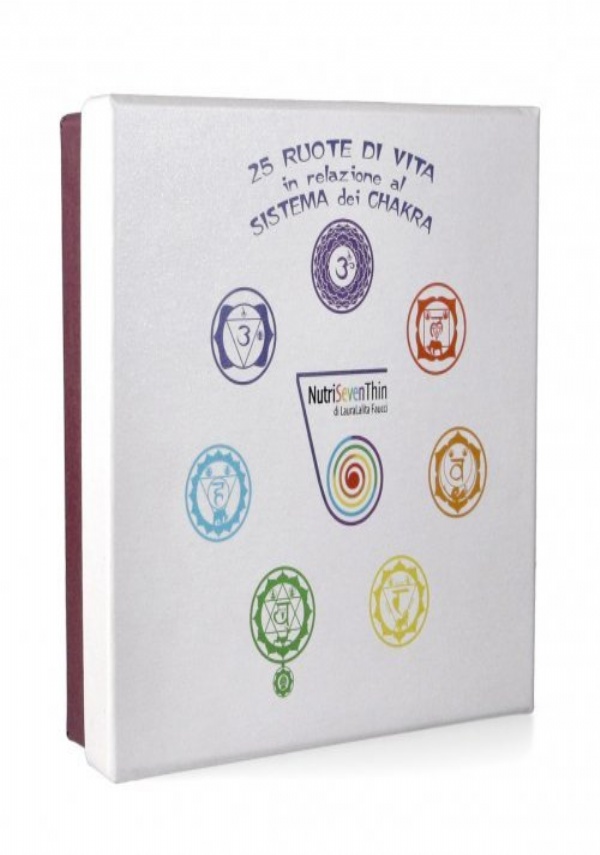 25 Ruote di Vita in Relazione al Sistema dei Chakra - Cofanetto con Guida e Carte di Lalita BiancaLuna