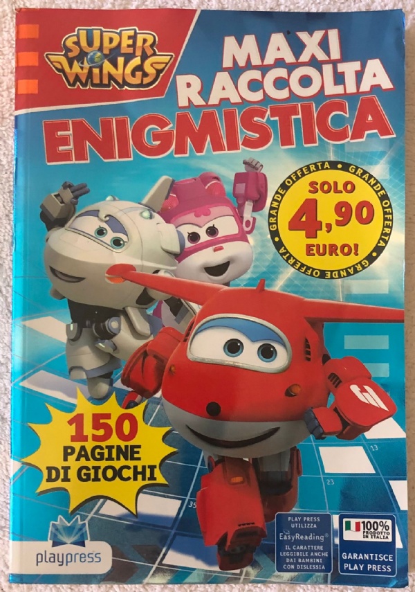 Maxi raccolta enigmistica Super Wings di FunnyFlux