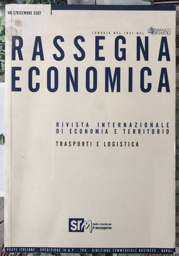 Rassegna Economica n. 2/2007 di Banco di Napoli