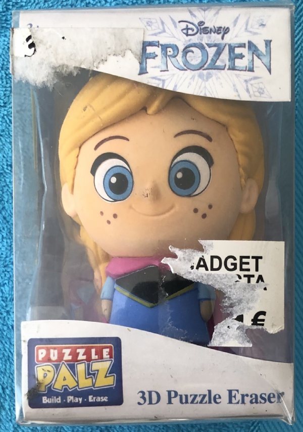 Puzzle Palz 3D Puzzle Eraser Frozen Anna di Walt Disney