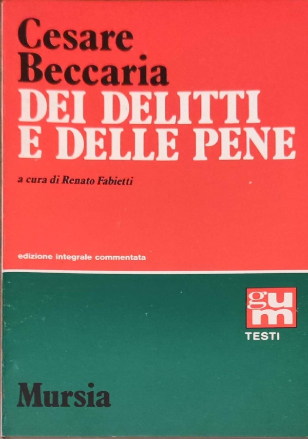 Dei delitti e delle pene di 